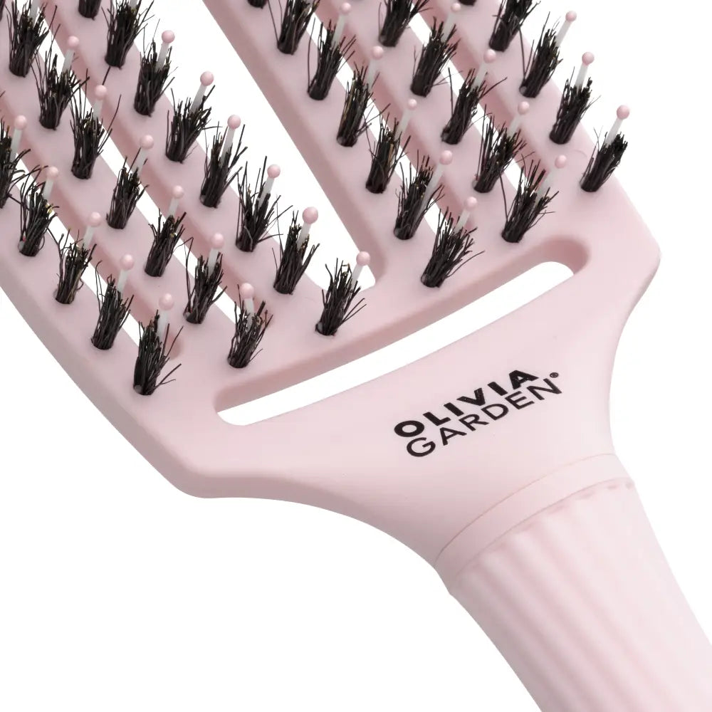 Olivia Garden Pastel Pink Hajkefe Szett Expert Blowout Shine 45 mm + Fingerbrush M
