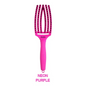 Olivia Garden Perie Curbată Fingerbrush Thinkpink Neon Purple