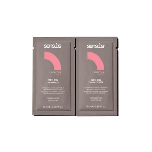 Sensus Illumyna Care Color Sampon + Balzsam Festett és Kezelt Hajra 15ml